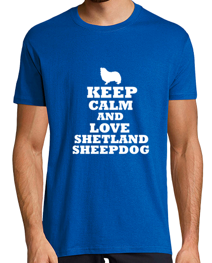 Image of keep calm and love shetland sheepdog