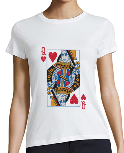 Image of queen of hearts playing gambling card