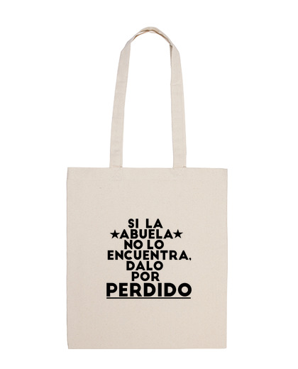 Bolsa Si la abuela no lo encuentra... laTostadora