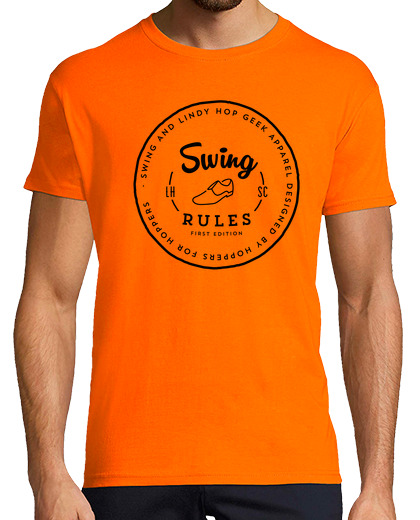 Tee Shirt Homme Manche Courte logo règles de swing - première édition - ligne