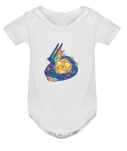 Body Bébé d20 dragon mignon