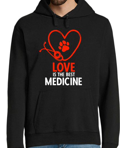 Sudadera Con Capucha Para Hombre medico veterinario para animales laTostadora