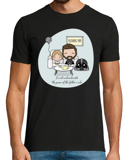 Image of father's day darth vader beard and luke