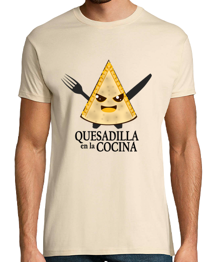 Image of quesadilla in kitchen
