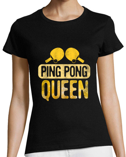Image of ping pong queen table tennis paddle