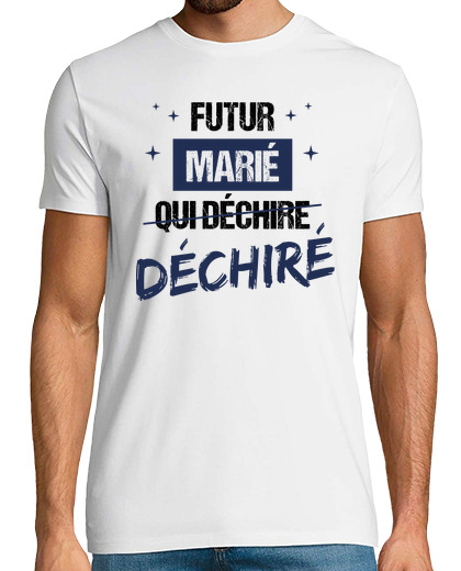 Image of future groom who rips