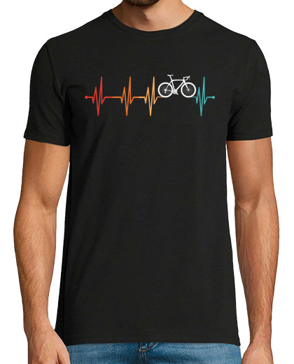 Image of heart rate bike retro vintage men women