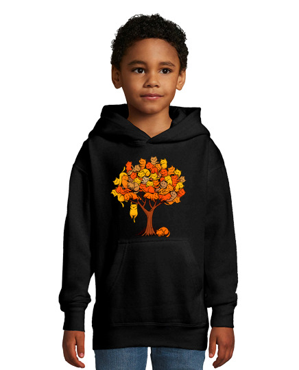 Sweat À Capuche Pour Enfant arbre à chat