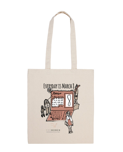 Image of bag - international women's day- ecru
