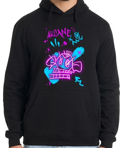 Image of arcane sweatshirt jinx drawings