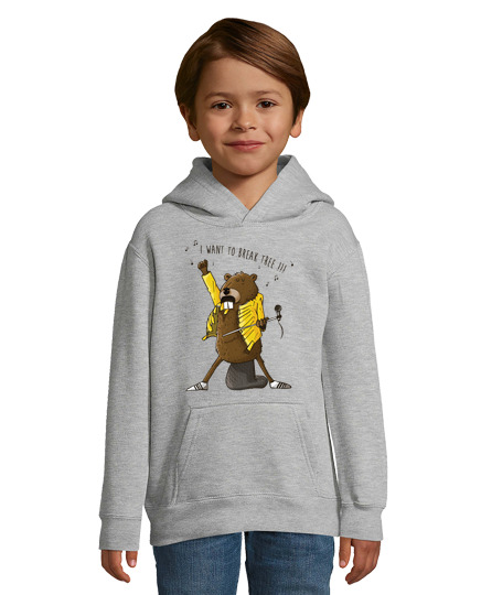 Sweat À Capuche Pour Enfant Beaver Mercury