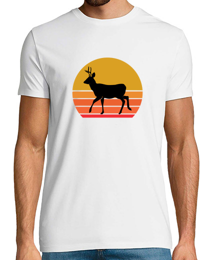 Image of Retro Sun Deer Animal Gift Idea