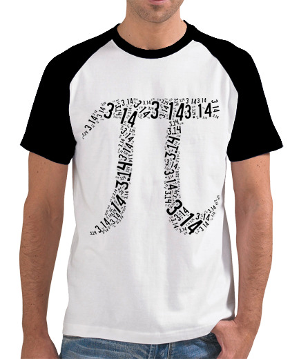 Image of white t- t shirt and black sleeves man pi