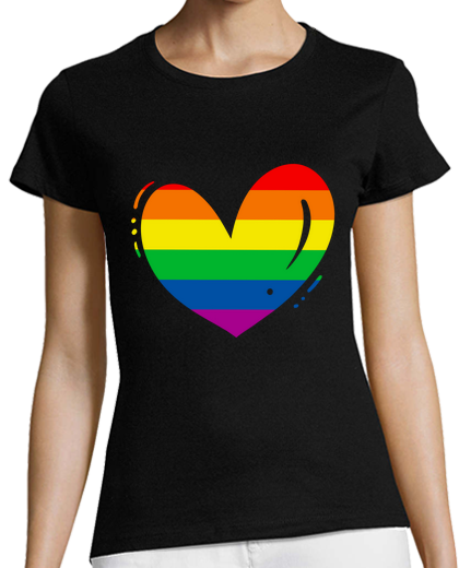 Image of rainbow heart lgbtq gifts
