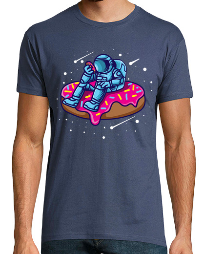 Image of donut astronaut mars earth moon sun