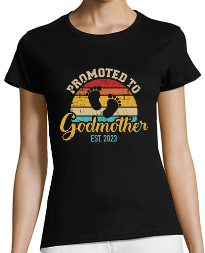 Image of Promoted to godmother 2023 vintage retr