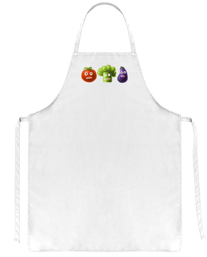 Image of Tomato Broccoli and Eggplant Funny Cart