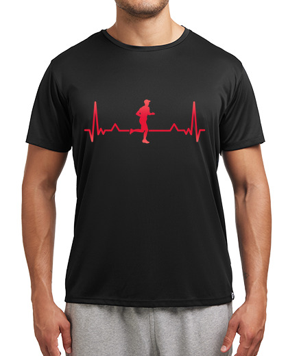 Image of running heartbeat line runner xmas gift