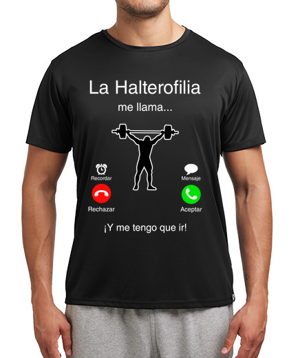 Image of weightlifting calls me and I have to go