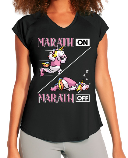 Image of marathon runner unicorn marathoner