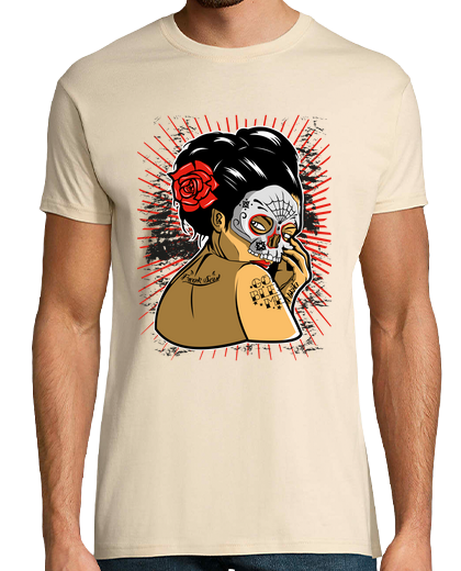 Image of geisha skull