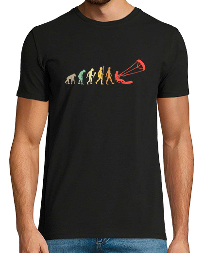 Image of vintage kitesurfing evolution kitesurfer gift idea