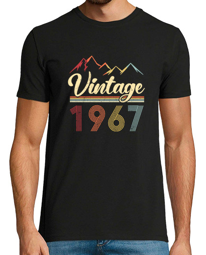 Image of vintage 1967 54th birthday retro 54 years old