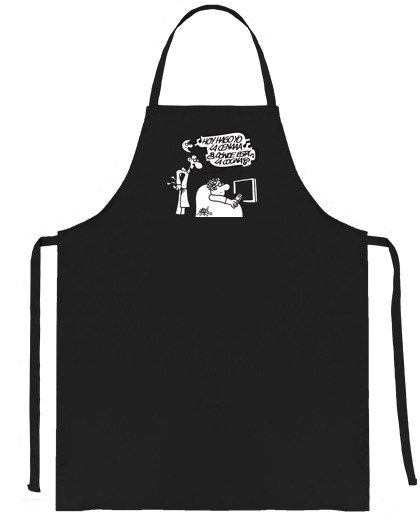 Image of apron today i make dinner ..