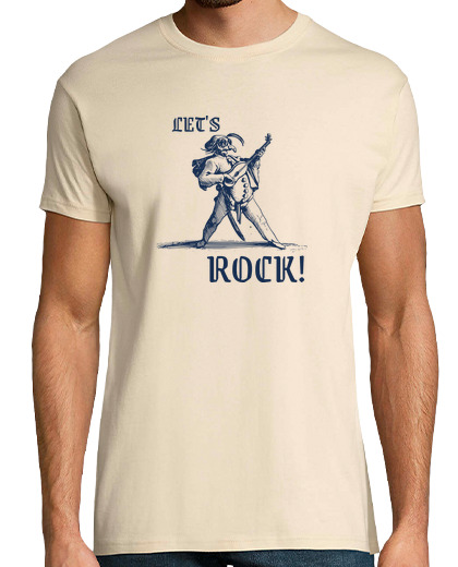 Image of lets rock vintage guitar