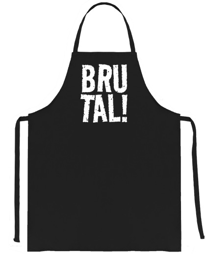 Image of davantal brutal with white letters