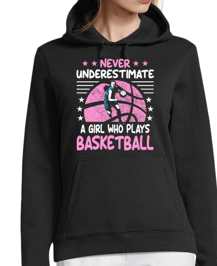 Sweat-shirt À Capuche Pour Femme fille de basket-ball basket-ball fémini