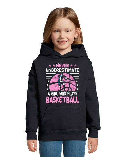 Sweat À Capuche Pour Enfant fille de basket-ball basket-ball fémini