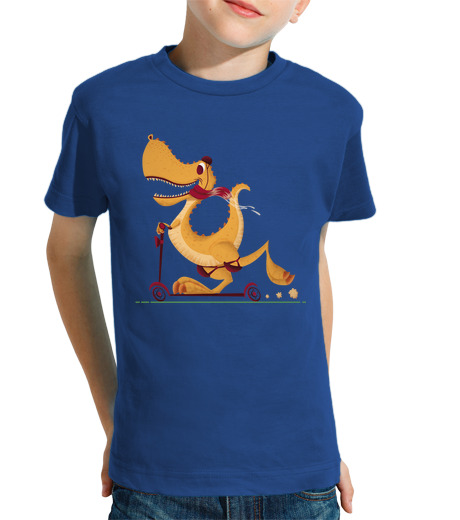 Tee Shirt Pour Enfant Manche Courte dinosaure