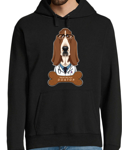 Sudadera Con Capucha Para Hombre basset hound veterinario créeme soy un laTostadora