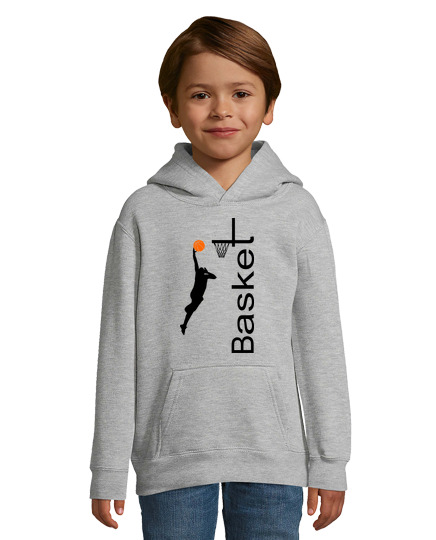 Sweat À Capuche Pour Enfant basket - enfant