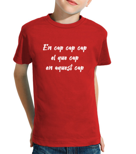 T-shirt bambino manica corta in cap cap cap il che cap in che st cap