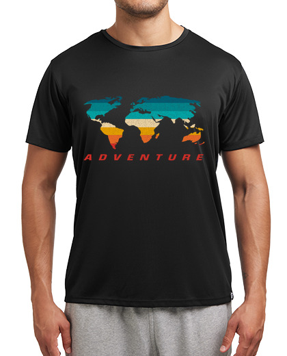 Image of world map adventure camping caravan travel world map