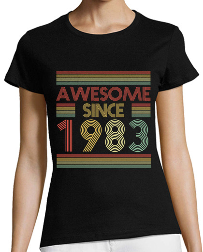 Image of awesome since 1983 retro birthday