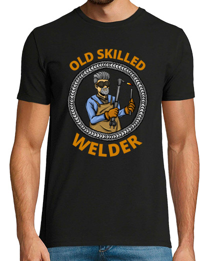 Image of Welding Metal Old Skilled Welder