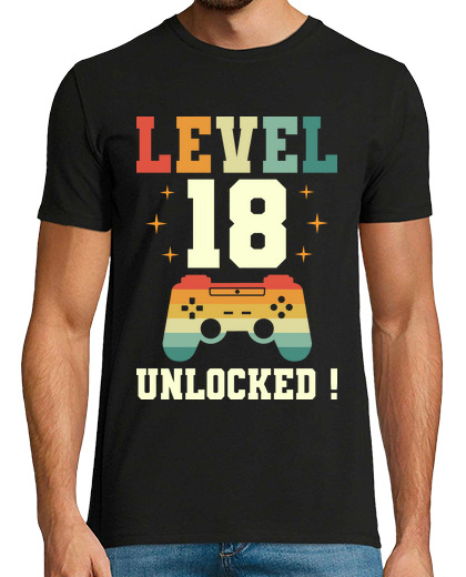 Image of Level 18 Unlocked 18th Birthday Gamer