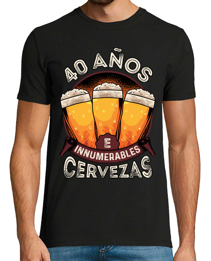 Image of 40 years and countless beers 40th birthday gift