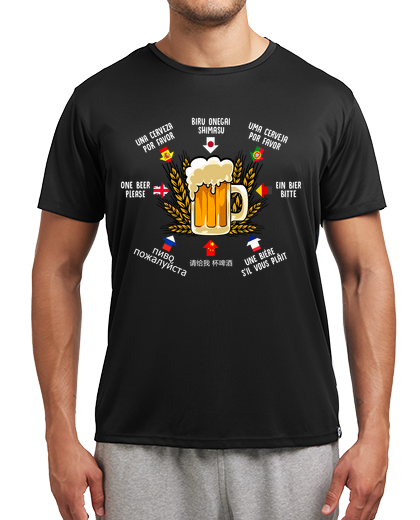 Image of beer please in languages languages humor beer alcohol