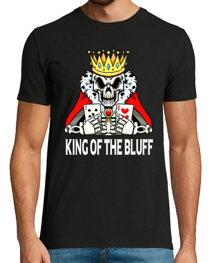 Image of poker player king of the bluff poker cards poker