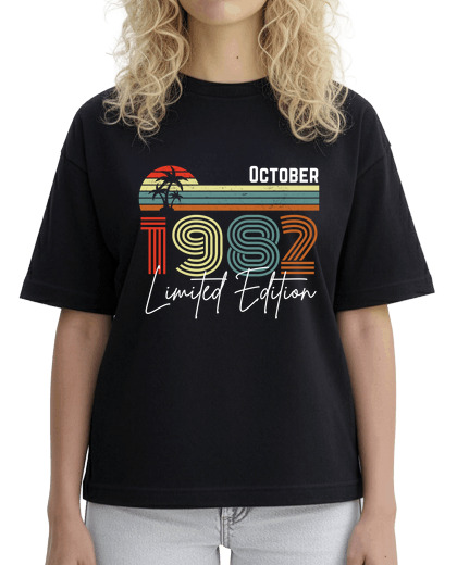 Image of 40 years october 1982 vintage limited
