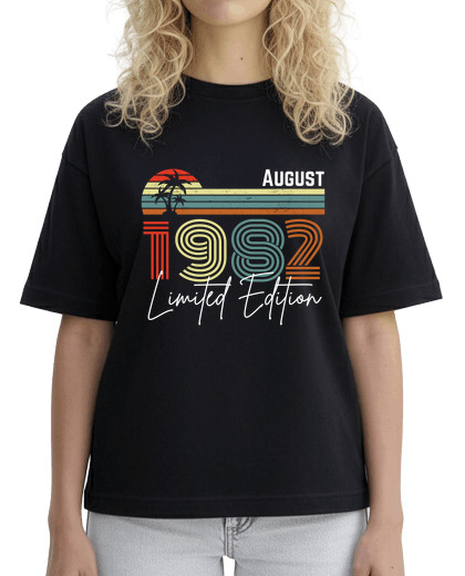 Image of 40 years august 1982 vintage limited