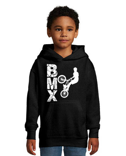 Sweat À Capuche Pour Enfant bmx race bike cyclist rider trick