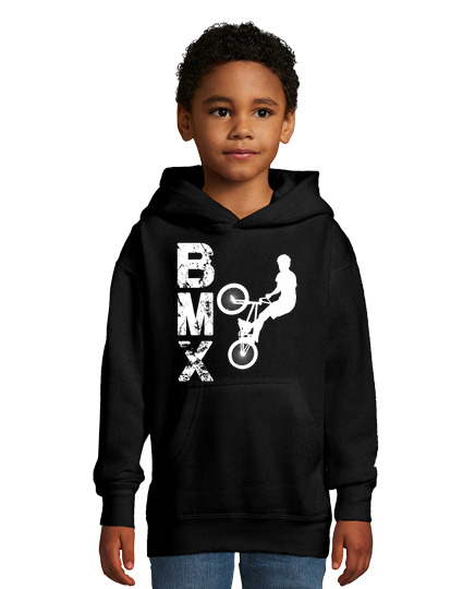 Sweat À Capuche Pour Enfant bmx race bike cyclist rider trick