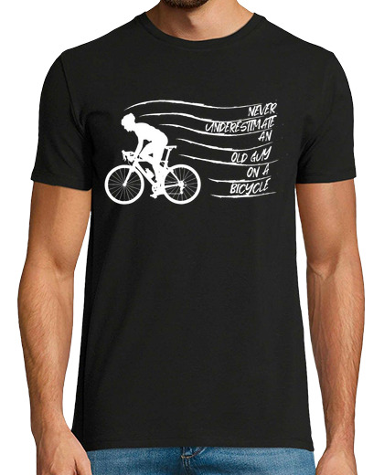 Image of old man bicycle cycling ebike bike ride