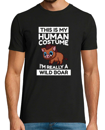 Image of this is my human costume im really a wild boar