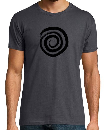 Image of circular spiral - color black